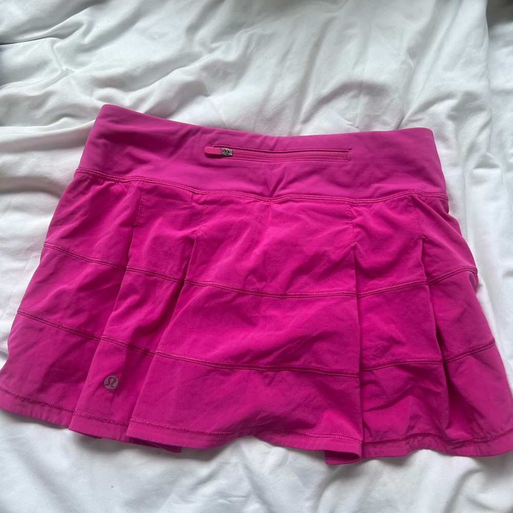 Lululemon Sonic Pink Pace Rival Mid-rise Skirt Size 4